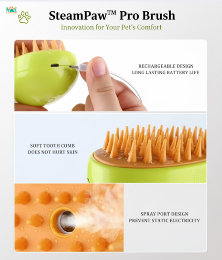 SteamPaw™ Pro Brush