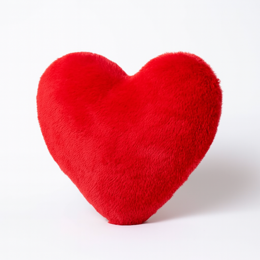 Plush Red Heart Pillow Valentine Gift